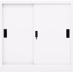 Éliminez tout votre encombrement au bureau à l'aide de cette armoire ! L'armoire de rangement est en acier, ce qui la rend ex ...