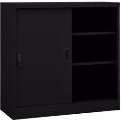 Éliminez tout votre encombrement au bureau à l'aide de cette armoire ! L'armoire de rangement est en acier, ce qui la rend ex ...