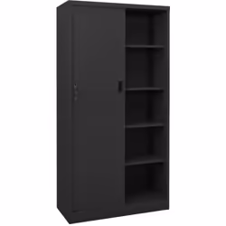 Éliminez tout votre encombrement au bureau à l'aide de cette armoire ! L'armoire de rangement est en acier, ce qui la rend ex ...
