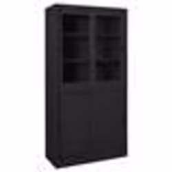 vidaXL Armoire de bureau et porte coulissante Anthracite 90x40x180 cm - TU