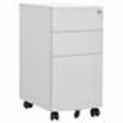 vidaXL Classeur mobile Gris clair 30x45x59 cm Acier - TU