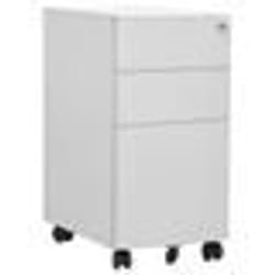 vidaXL Classeur mobile Gris clair 30x45x59 cm Acier - TU