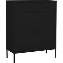 Vidaxl - Armoire de rangement Noir 80x35x101,5 cm Acier
