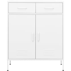 Vidaxl - Armoire de rangement Blanc 80x35x101,5 cm Acier