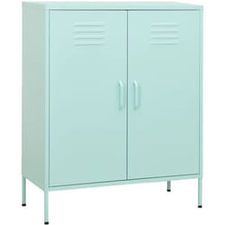 Armoire de rangement Vert menthe 80x35x101,5 cm Acier