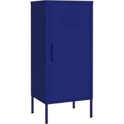 vidaXL Armoire de rangement Bleu marine 42,5x35x101,5 cm Acier
