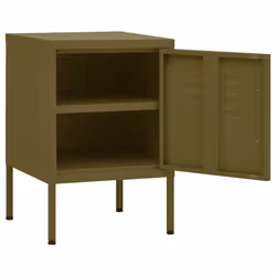 VidaXL 336207 Table de nuit et table de chevet Olive - Vue supplémentaire 4