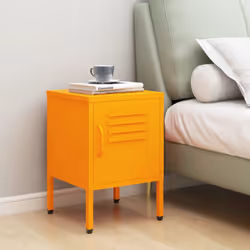 VidaXL 336209 Table de nuit et table de chevet Jaune