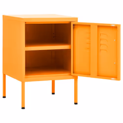 VidaXL 336209 Table de nuit et table de chevet Jaune - Vue supplémentaire 4