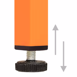VidaXL 336210 Table de nuit et table de chevet Orange - Vue supplémentaire 8