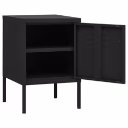 VidaXL 336214 Table de nuit et table de chevet Noir - Vue supplémentaire 4
