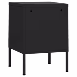 VidaXL 336214 Table de nuit et table de chevet Noir - Vue supplémentaire 5