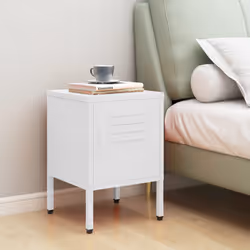 VidaXL 336215 Table de nuit et table de chevet Blanc