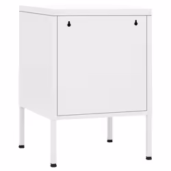 VidaXL 336215 Table de nuit et table de chevet Blanc - Vue supplémentaire 5