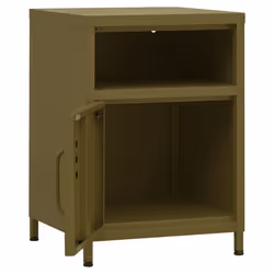 VidaXL 336216 Table de nuit et table de chevet Olive - Vue supplémentaire 6
