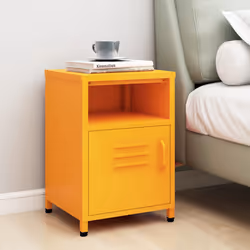 VidaXL 336218 Table de nuit et table de chevet Jaune