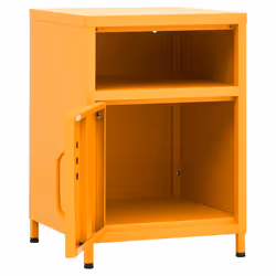 VidaXL 336218 Table de nuit et table de chevet Jaune - Vue supplémentaire 6