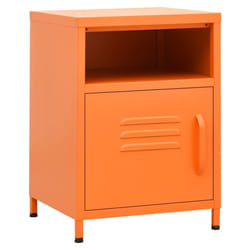 VidaXL 336219 Table de nuit et table de chevet Orange
