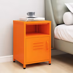 VidaXL 336219 Table de nuit et table de chevet Orange