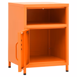 VidaXL 336219 Table de nuit et table de chevet Orange - Vue supplémentaire 6