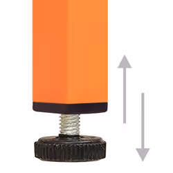 VidaXL 336219 Table de nuit et table de chevet Orange - Vue supplémentaire 7