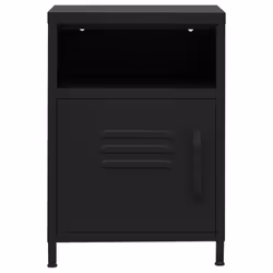 VidaXL 336223 Table de nuit et table de chevet Noir - Vue supplémentaire 3