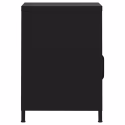 VidaXL 336223 Table de nuit et table de chevet Noir - Vue supplémentaire 4