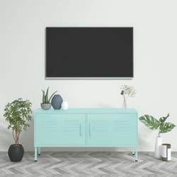 Vidaxl - Meuble tv Vert menthe 105x35x50 cm Acier