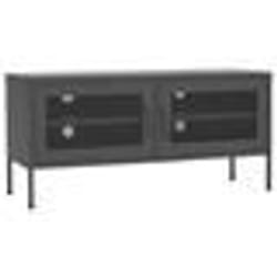 vidaXL Meuble TV Anthracite 105x35x50 cm Acier - TU