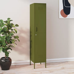 Vidaxl - Armoire à casiers Vert olive 35x46x180 cm Acier