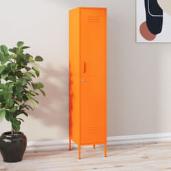 Armoire à casiers Orange 35x46x180 cm Acier - Vidaxl