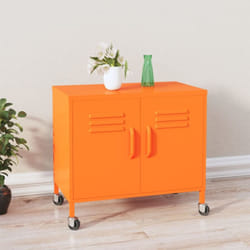 Armoire de rangement Orange 60x35x56 cm Acier Vidaxl