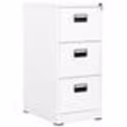 vidaXL Classeur Blanc 46x62x102,5 cm Acier