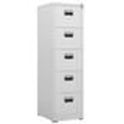 vidaXL Classeur Gris clair 46x62x164 cm Acier