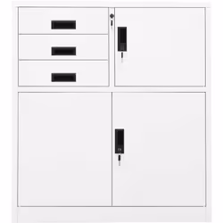 Cette armoire de bureau, avec un design de meuble de classement typique, est idéale pour le stockage de fichiers. Cette armoi ...
