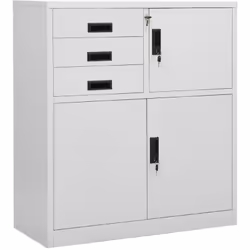 Cette armoire de bureau, avec un design de meuble de classement typique, est idéale pour le stockage de fichiers. Cette armoi ...