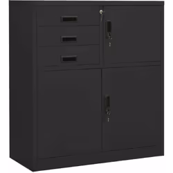 Cette armoire de bureau, avec un design de meuble de classement typique, est idéale pour le stockage de fichiers. Cette armoi ...
