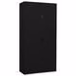 vidaXL Armoire de bureau Noir 90x40x180 cm Acier - TU