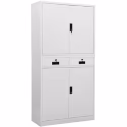 Cette armoire de bureau, avec un design de classeur typique, est idéale pour le rangement des dossiers. Cette armoire de bure ...