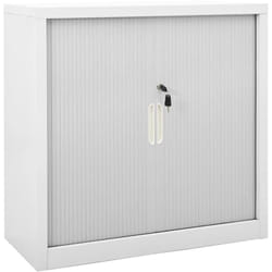 Armoire à portes coulissantes Gris 90x40x90 cm Acier Vidaxl