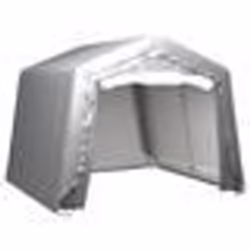 vidaXL Tente de rangement 300x300 cm Acier Gris - TU