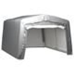 vidaXL Tente de rangement 370x370 cm Acier Gris - TU
