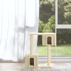 Vidaxl - Arbre à chat avec griffoirs en sisal Crème 60 cm