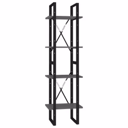 VidaXL 806419, Gris, Métal, Bois, 400 mm, 300 mm, 1400 mm