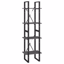 VidaXL 806424, Gris, Métal, Bois, Bois de pin, 400 mm, 300 mm