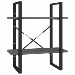 VidaXL 806434, Gris, Métal, Bois, Bois de pin, 600 mm, 300 mm