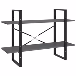 VidaXL 806474, Gris, Métal, Bois, Bois de pin, 1000 mm, 300 mm