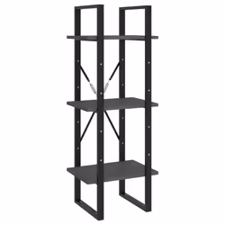 VidaXL 806494, Gris, Métal, Bois, Bois de pin, 400 mm, 300 mm