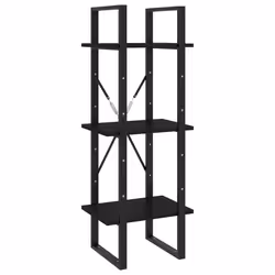 VidaXL 806496, Noir, Métal, Bois, Bois de pin, 400 mm, 300 mm