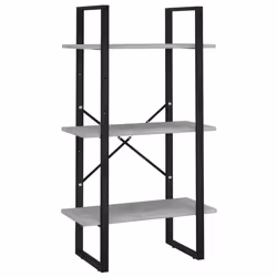 VidaXL 806511, Gris, Métal, Bois, 600 mm, 300 mm, 1050 mm